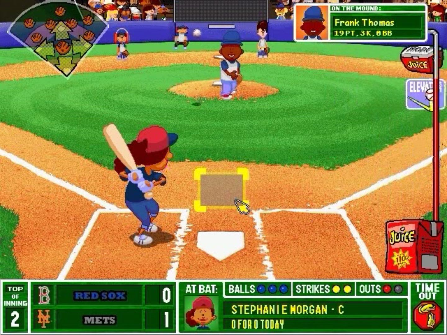 Backyard Baseball Gameplay